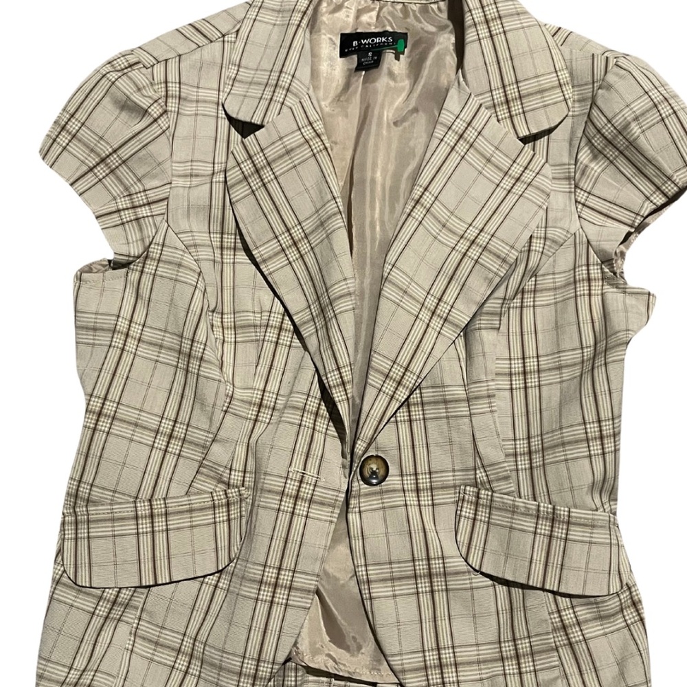 Plaid blazer